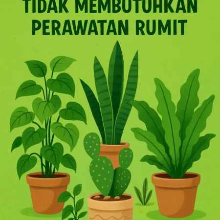 Tanaman Hias yang Tidak Membutuhkan Perawatan Rumit