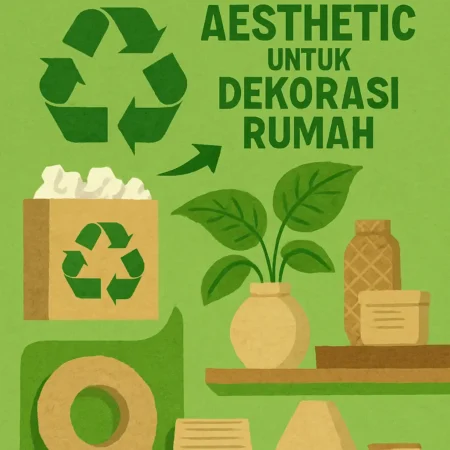 Daur Ulang Kertas Menjadi Barang Aesthetic untuk Dekorasi Rumah