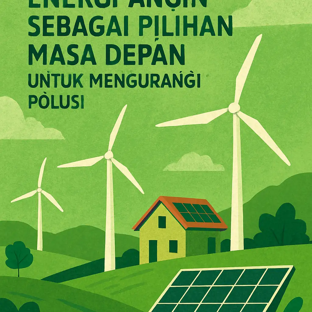 Energi Angin Sebagai Pilihan Masa Depan untuk Mengurangi Polusi
