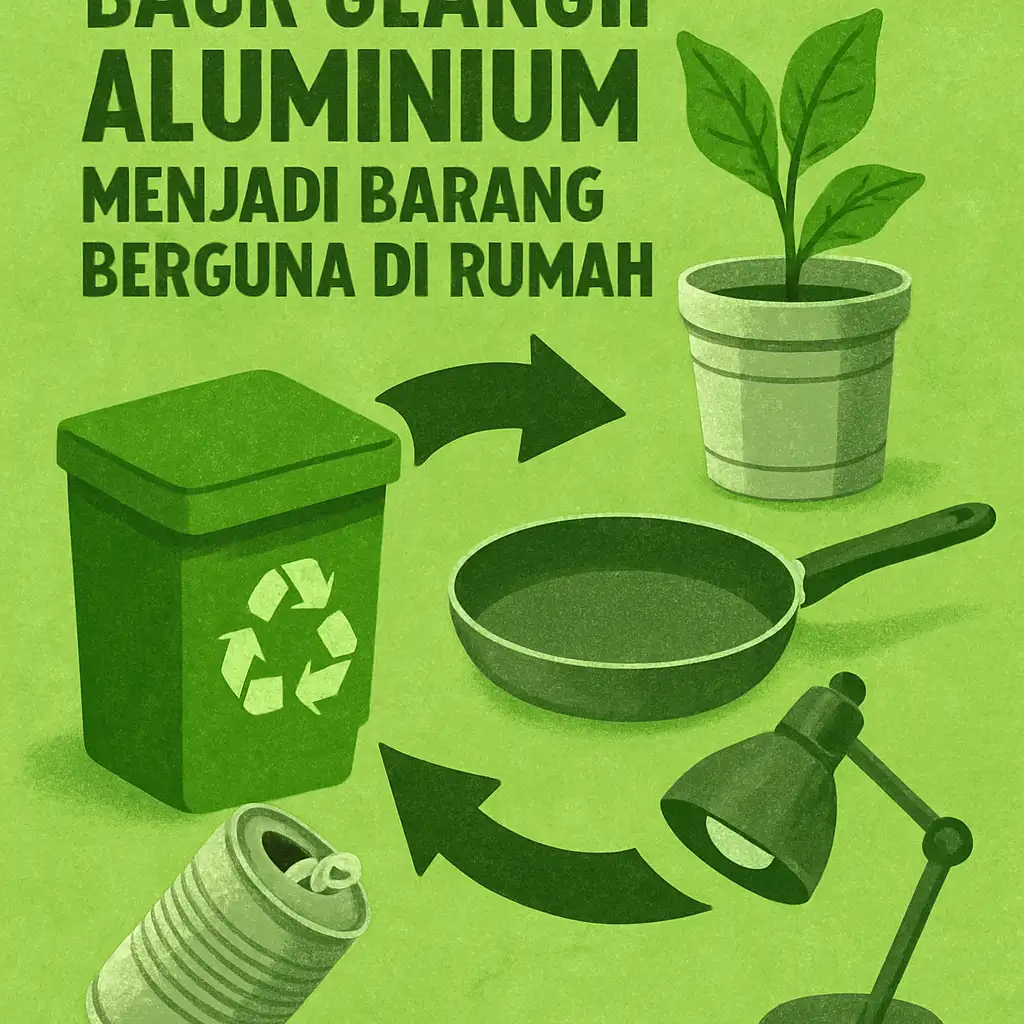 Daur Ulang Aluminium Menjadi Barang Berguna di Rumah