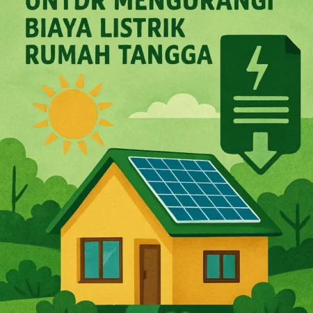 Pemanfaatan Panel Surya untuk Mengurangi Biaya Listrik Rumah Tangga