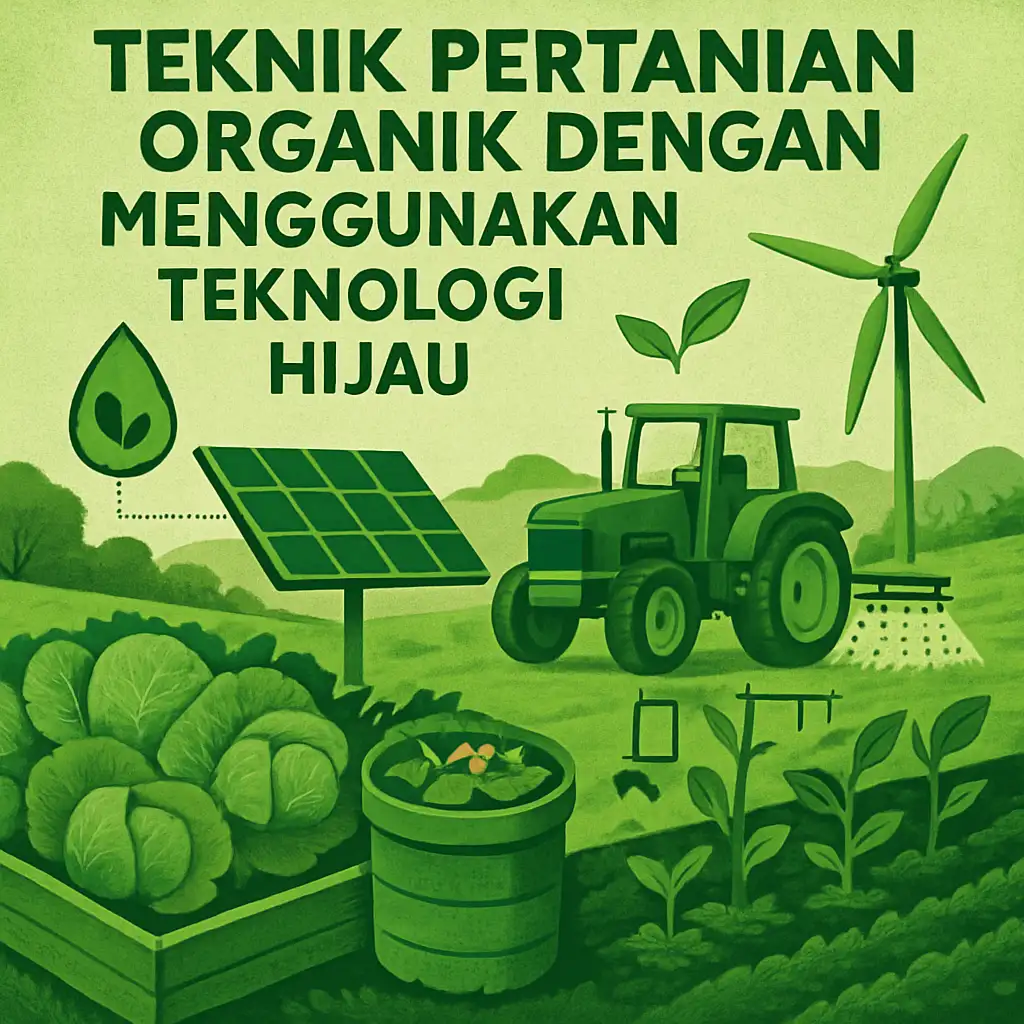 Teknik Pertanian Organik dengan Menggunakan Teknologi Hijau