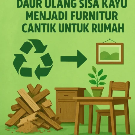 Daur Ulang Sisa Kayu Menjadi Furnitur Cantik untuk Rumah